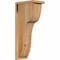 Ekena Millwork Carmel Rough Sawn Corbel w/Backplate, Western Red Cedar, 8"W x 12"D x 28"H COR08X12X28CAR01RWR - alternate 1